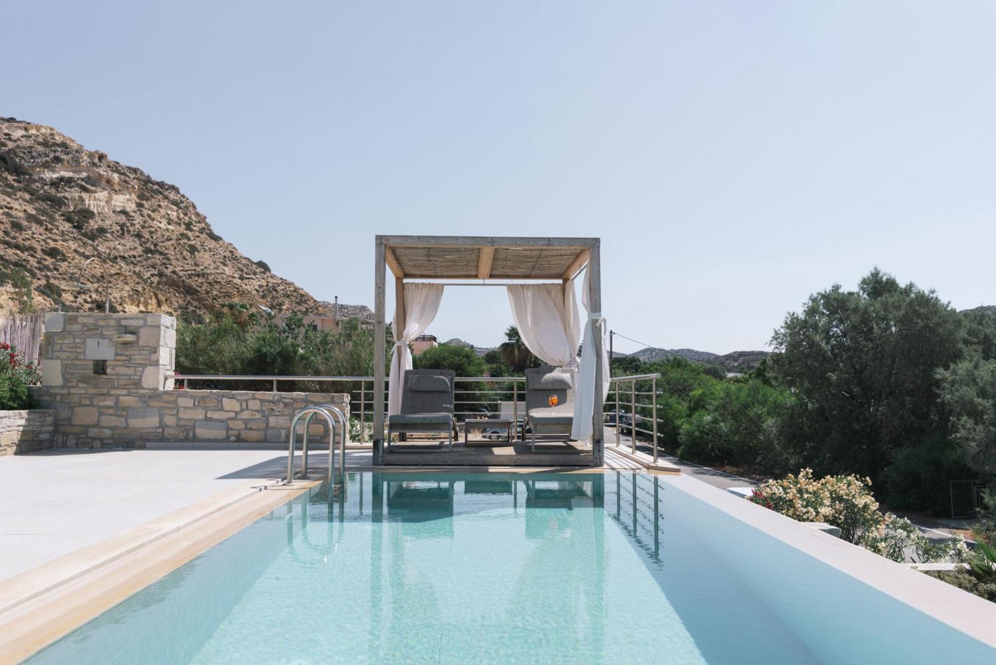 Luxury Villas Ammos In Style Матала Экстерьер фото