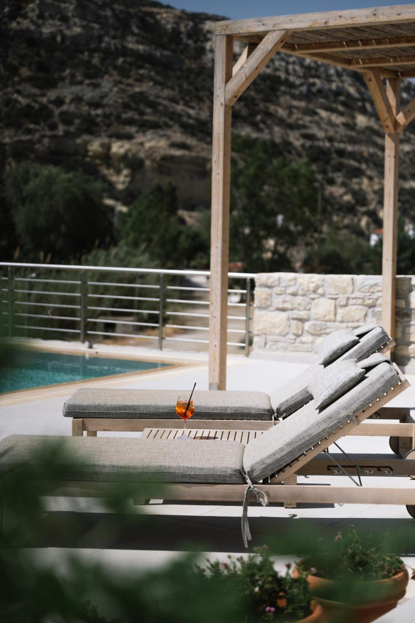 Luxury Villas Ammos In Style Матала Экстерьер фото