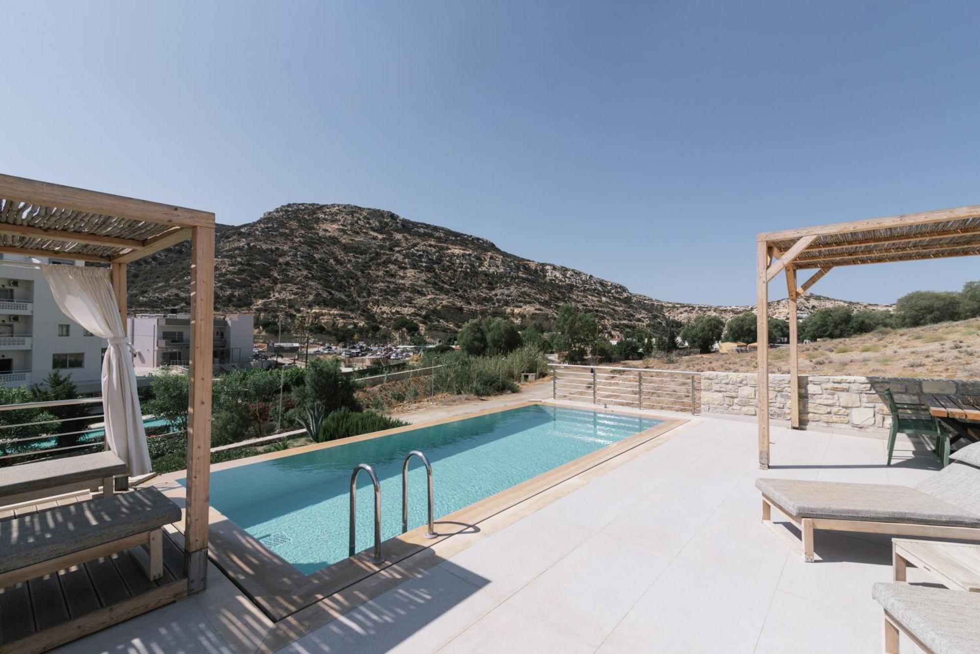 Luxury Villas Ammos In Style Матала Экстерьер фото