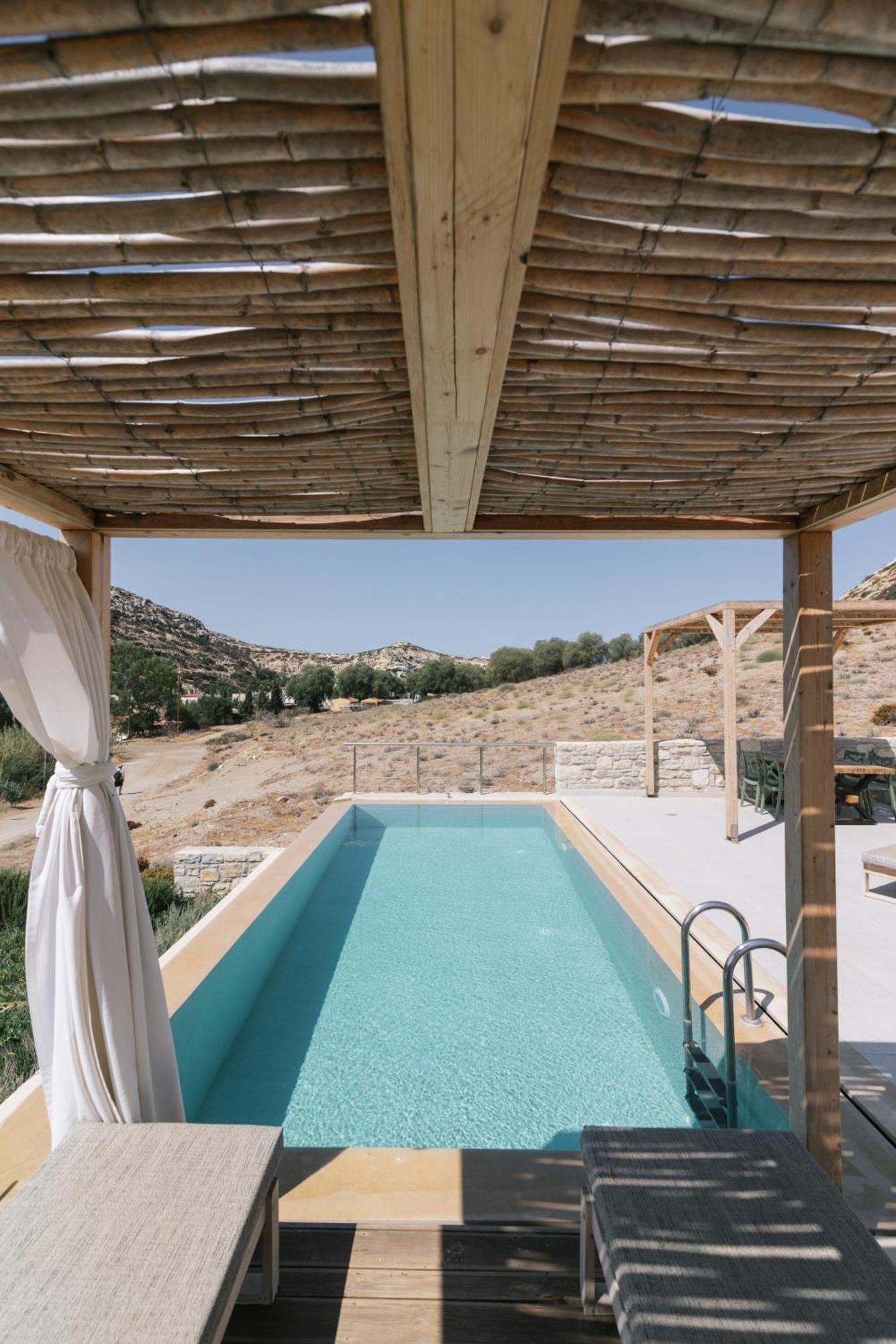 Luxury Villas Ammos In Style Матала Экстерьер фото